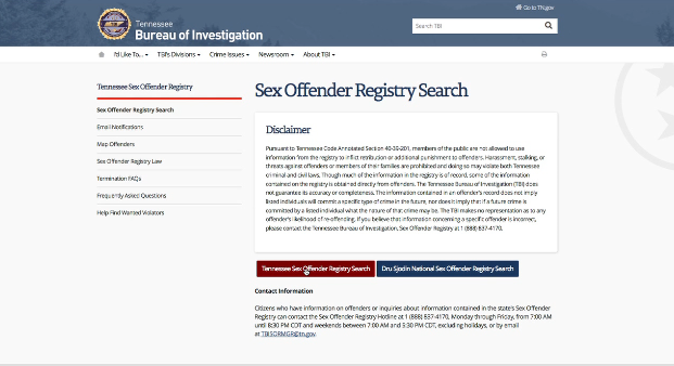 Tbi Launches New Sex Offender Registry Ahead Of Halloween Wbbj Tv