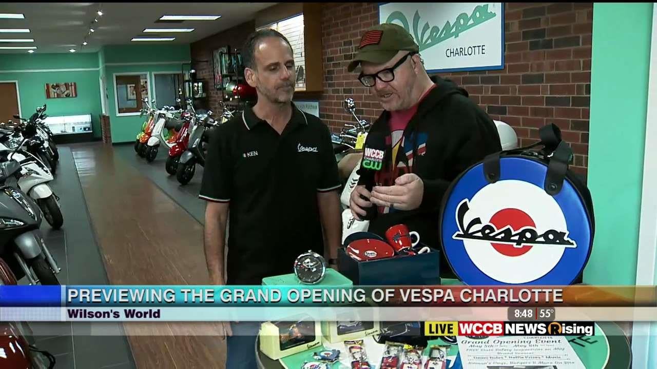 Wilson S World Getting Ready For The Grand Opening Of Vespa Charlotte