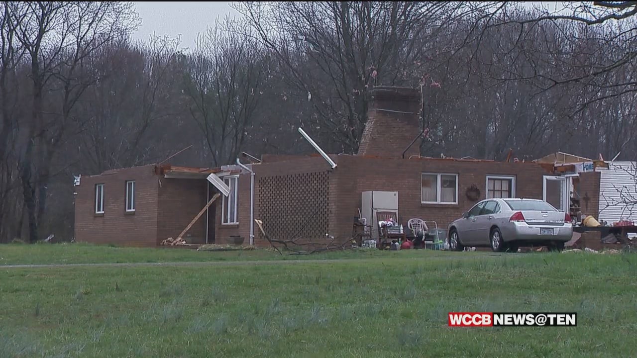 Possible Tornado Rips Through Kannapolis Tears Roof Off Of Home WCCB