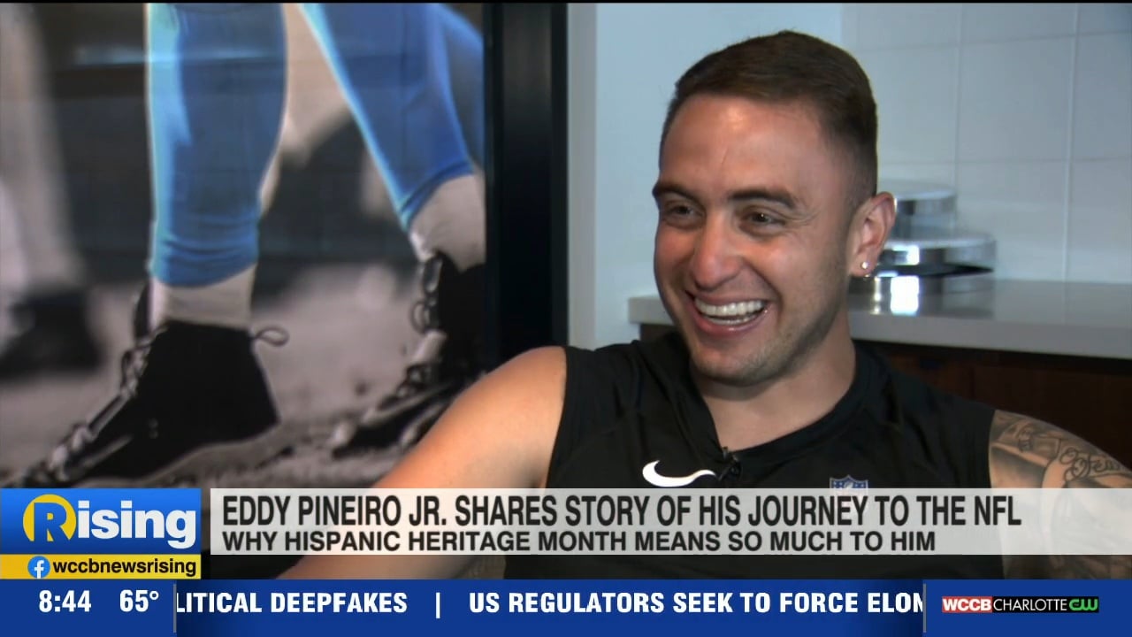 Panthers Kicker Eddy Pineiro Jr Shares His Journey To The Nfl Wccb