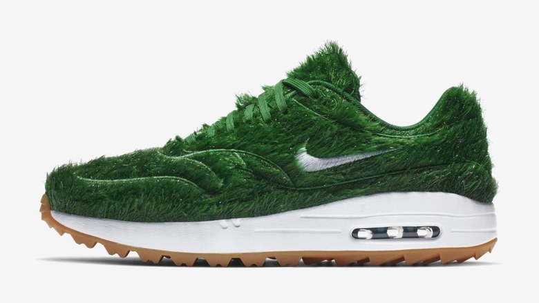 Nike Air Max 1 Golf Grass Lateral Side