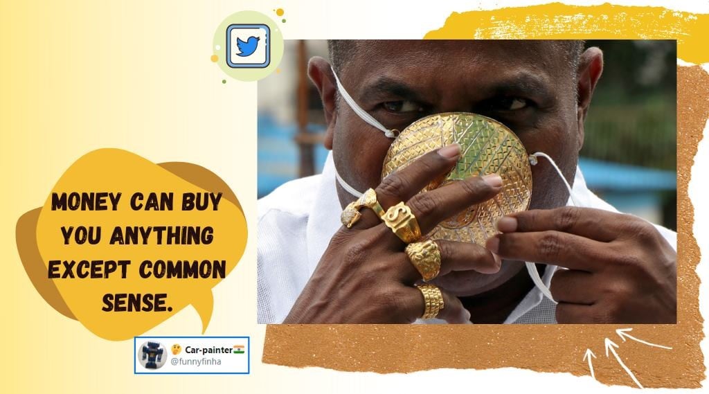 Gold Mask Pune Man 1024