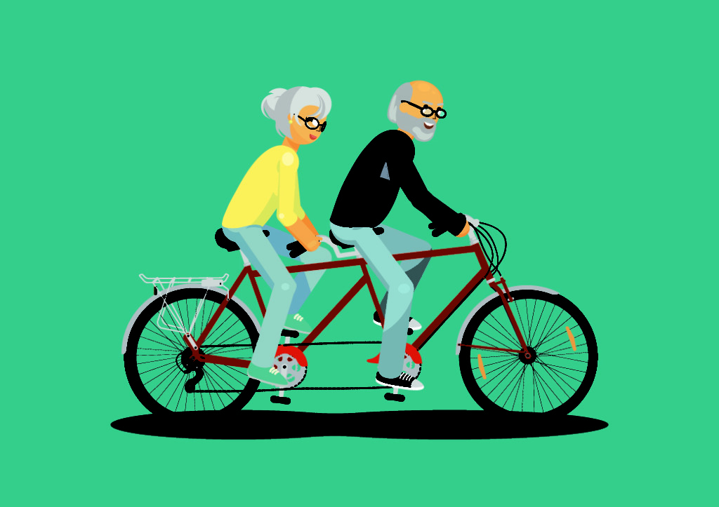 Marin Magazine Healthy Marin couple bike