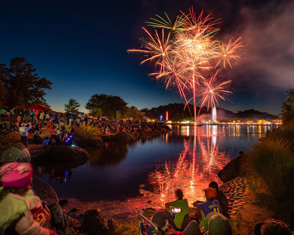 July fireworks