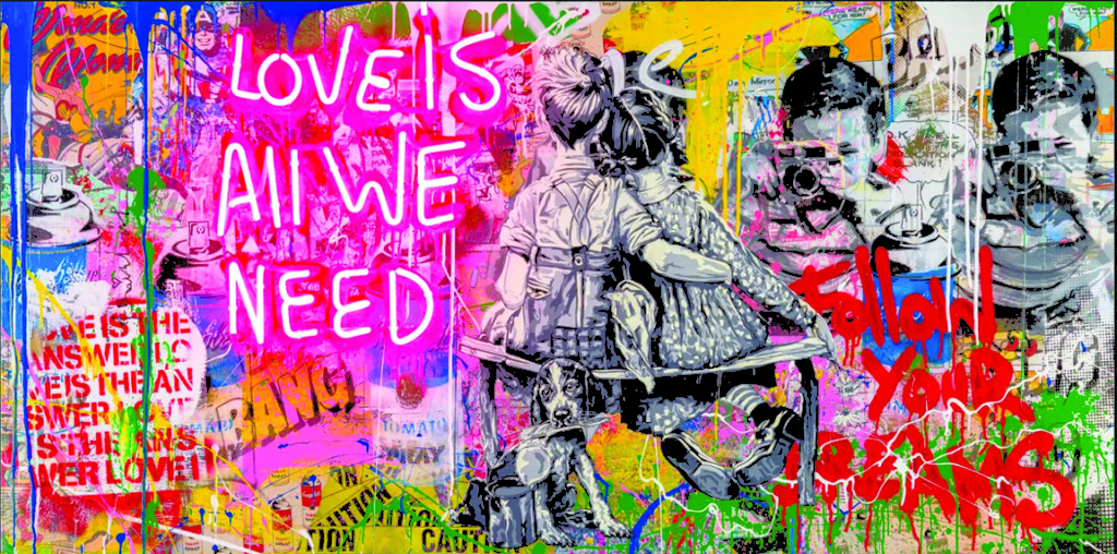 Mr. Brainwash Love is All We Need