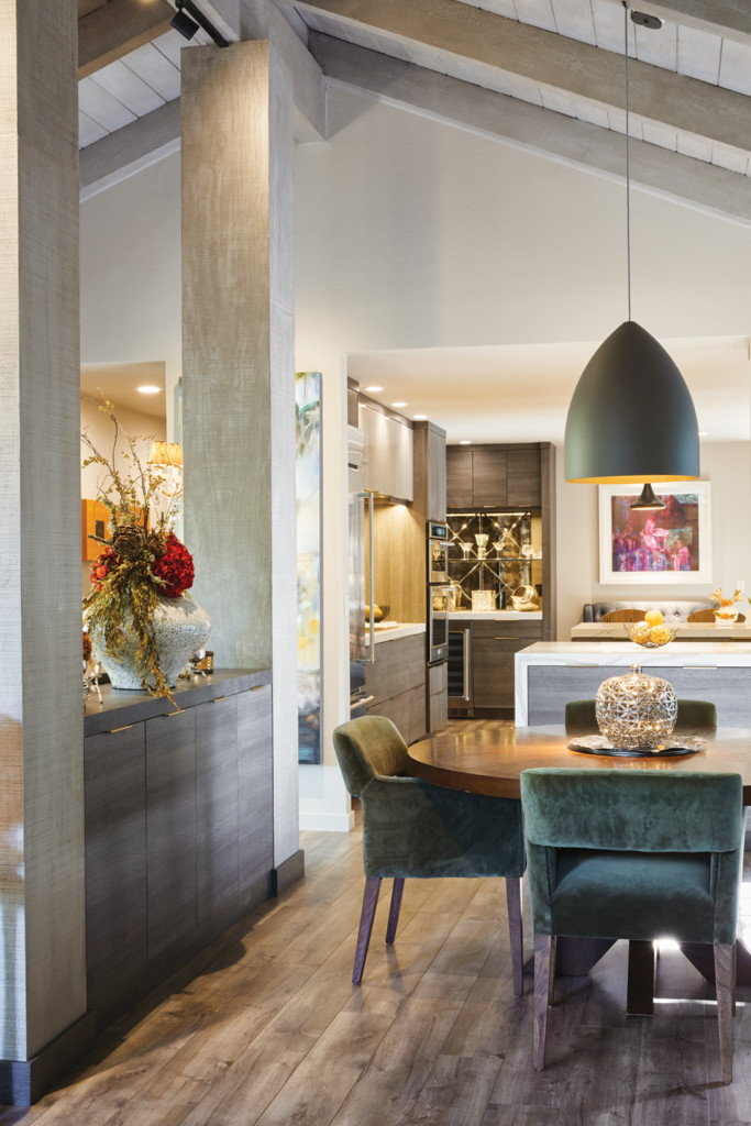 Marin home remodel creates open concept living space.
