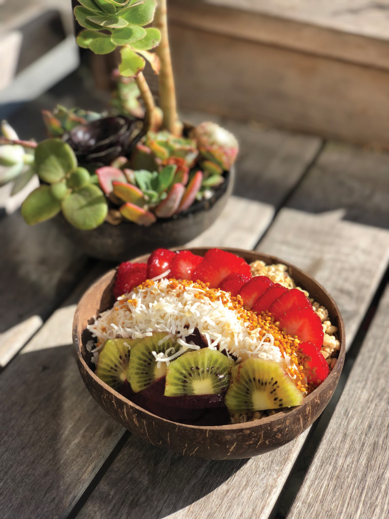 Acai bowls at BOL Superfood Cafe