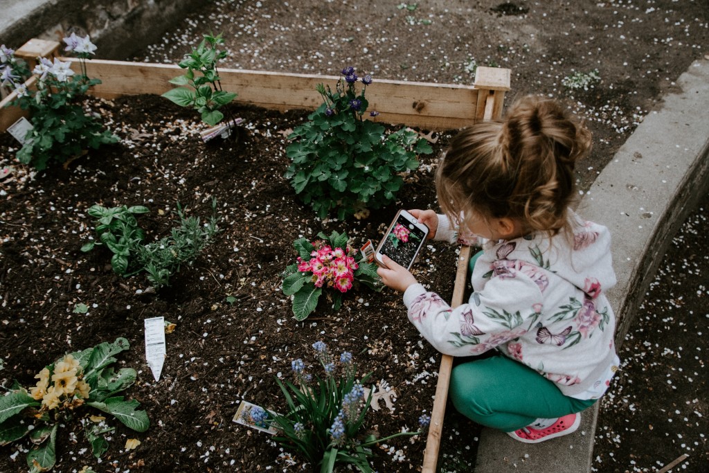 Girl Garden
