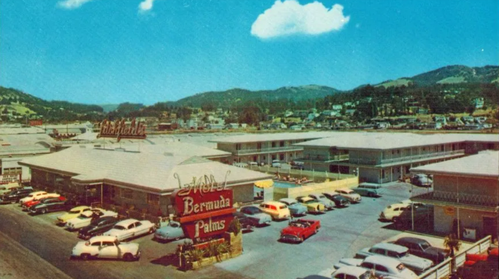 Bermuda Palms Motel 1950s Pepperland San Rafael California