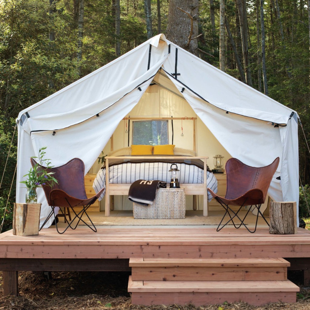 Glamping, camping, outdoors