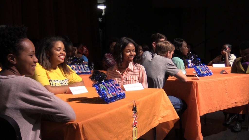 Central High School in Macon celebrated the 2016 seniors with an Academic Signing Day.
