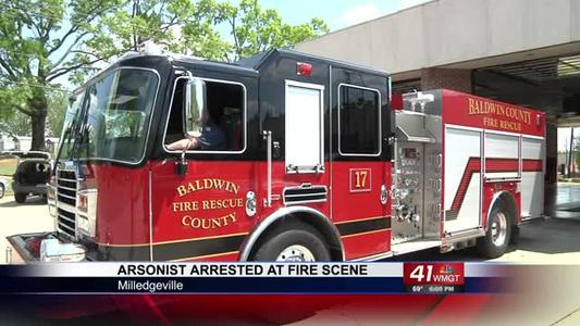 Alleged arsonist surrenders to Baldwin County Sheriff's Deputy at house ...