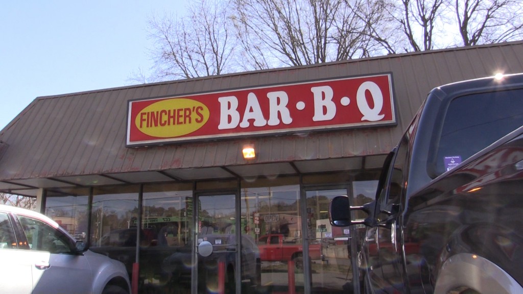 Fincher's BBQ is located at 891 Gray Hwy. in Macon.