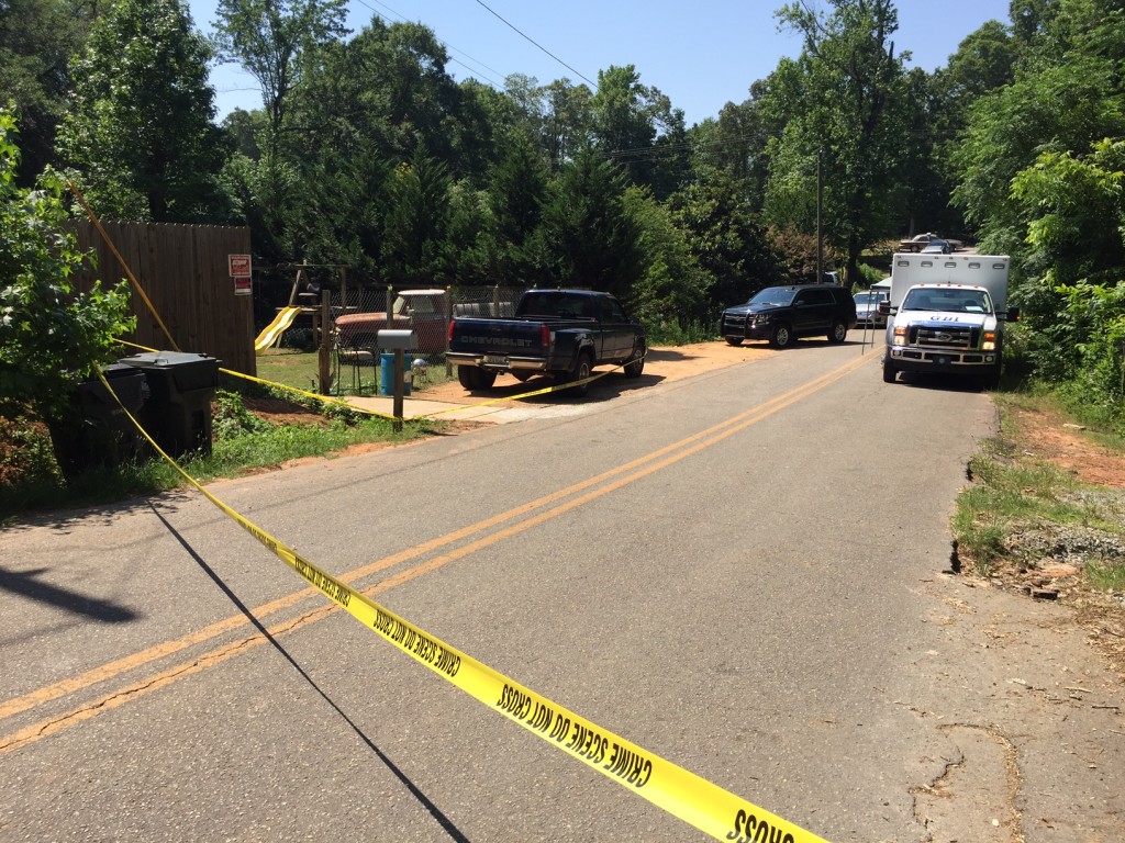 A Peach County deputy had to shoot a man after he came to the door with gun on West Valley Drive in Fort Valley Tuesday.