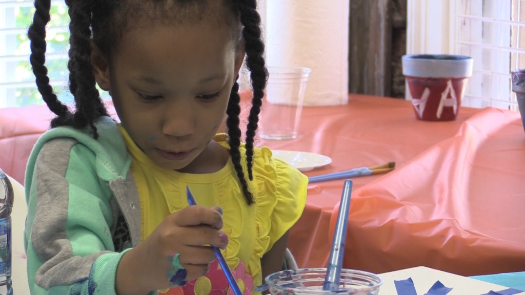 Jay's HOPE hosted an art day for families to enjoy creating something fun.