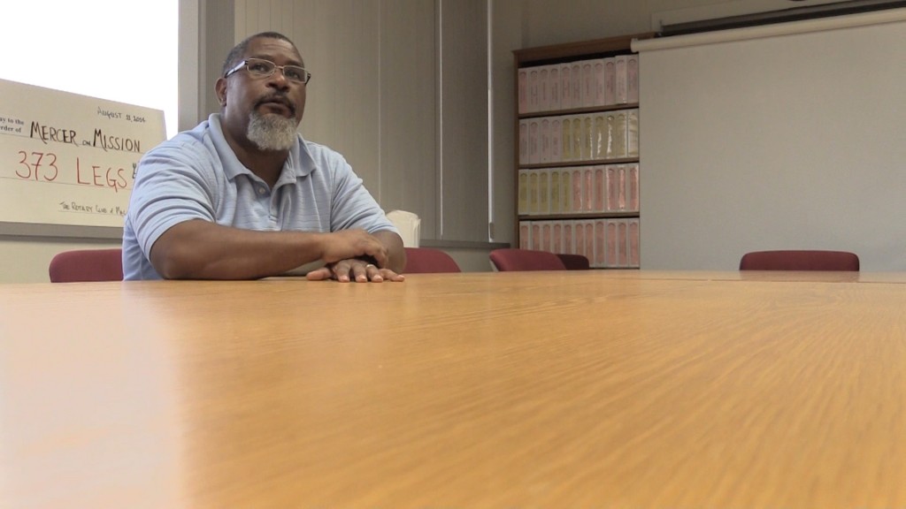 Mercer Associate Professor Dr. Stephen Hill discusses the Colonial Pipeline Break Wednesday.