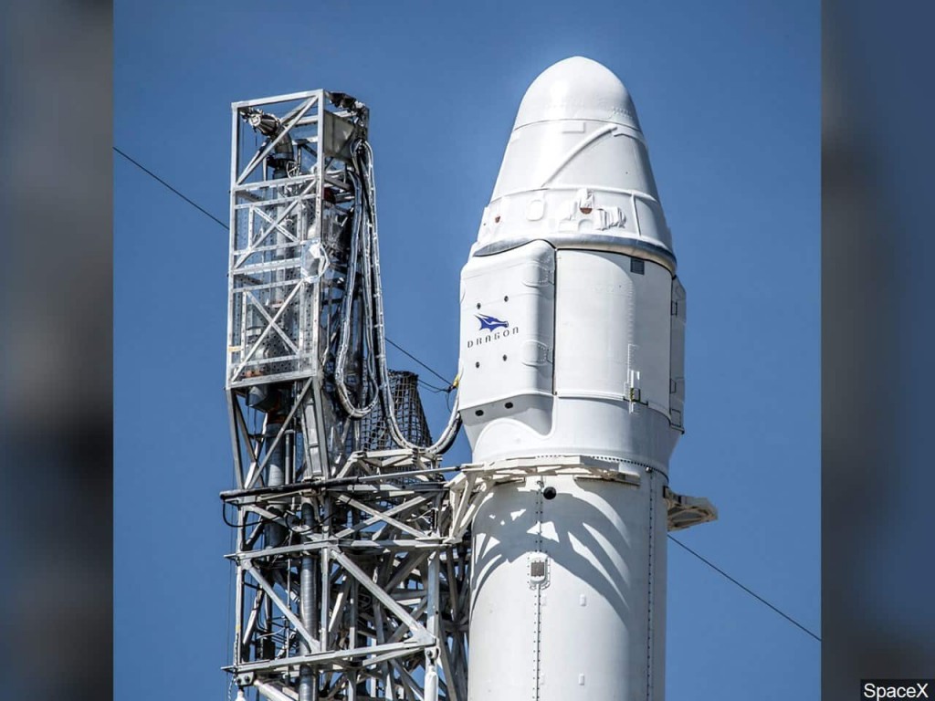 Space X Falcon 9 and Dragon