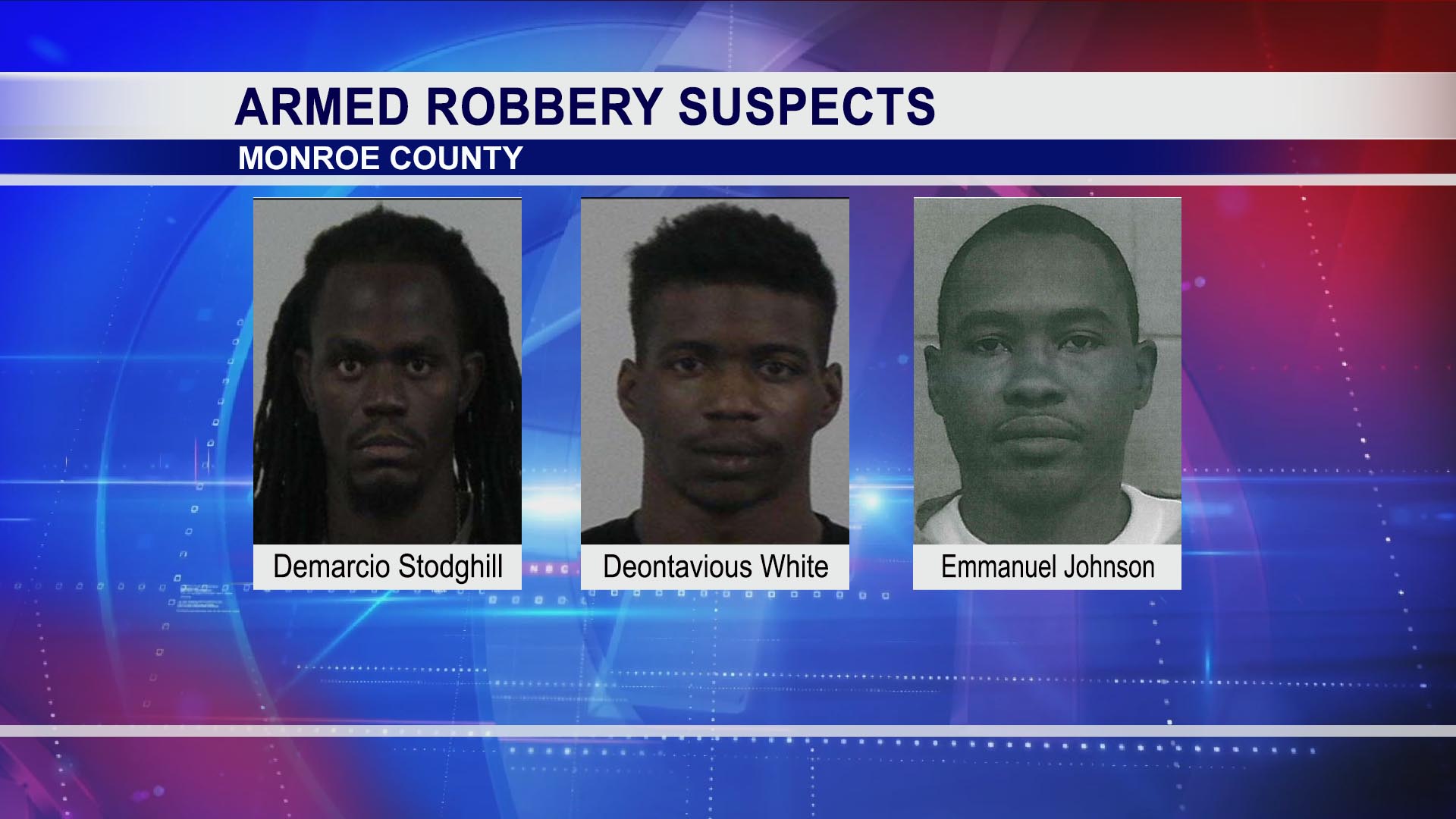 Two men busted for committing armed robberies, another still on the run ...