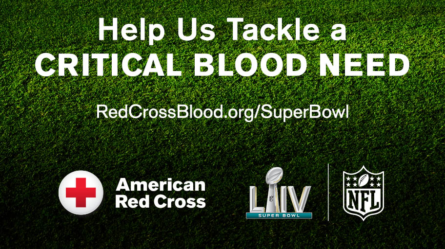 Donate blood for chance to win trip to Super Bowl 54 - 41NBC News