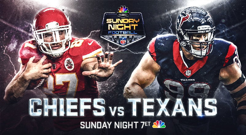 SUNDAY NIGHT FOOTBALL PREVIEW AND STREAM LINK- (Texans vs. Chiefs – 10.8) -  41NBC News