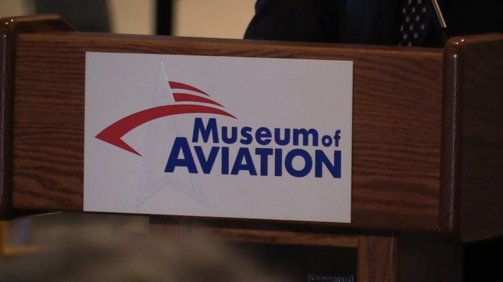 The Museum of Aviation in Warner Robins hosted Middle Georgia leaders to kick off the solar power generation plant project.