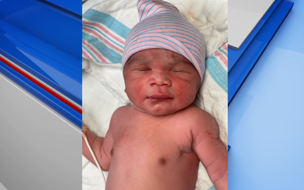 Navicent Health Doctors Delivered the first baby of the year.