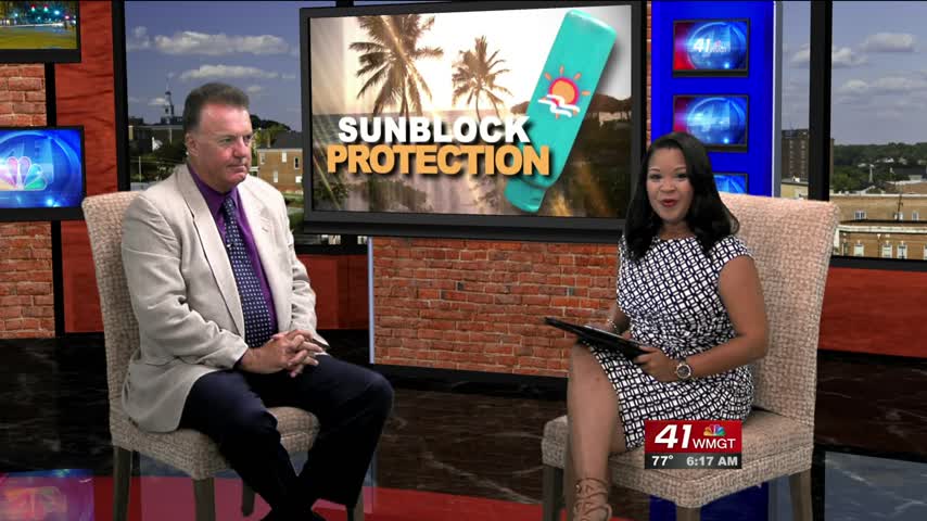 Dr. Paul Dale joins 41NBC to talk about staying safe while you're out in the sun this summer. Use sunblock!
