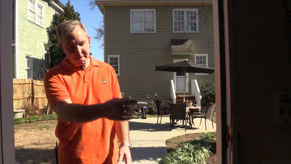 Parrish Mitchell says a thief broke into his house twice within hours.
