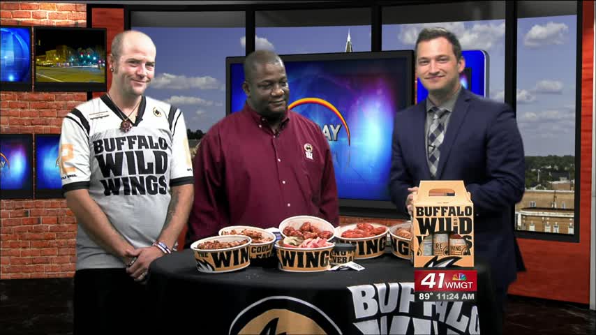 General Manager Kelvin Jones and Captain Dustin Phillips from the Buffalo Wild Wings location on Tom Hill Senior Boulevard in Macon join 41NBC to talk about National Chicken Wings Day.