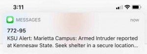 KSU text alert