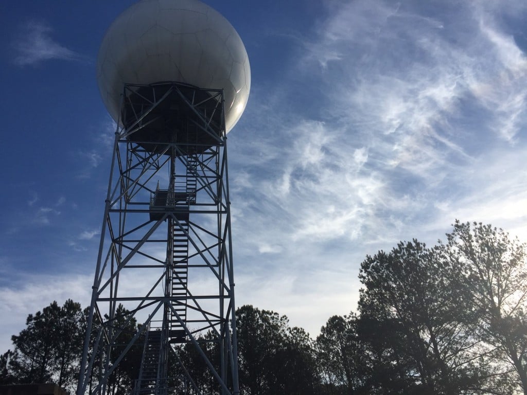 The radar site off of Highway 96 near Jeffersonville needed repairs during a strong storm the weekend of January 21st.