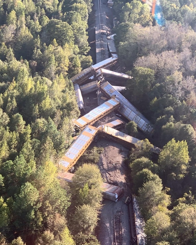 Train derailment in Houston County blocks roadways 41NBC News WMGTDT