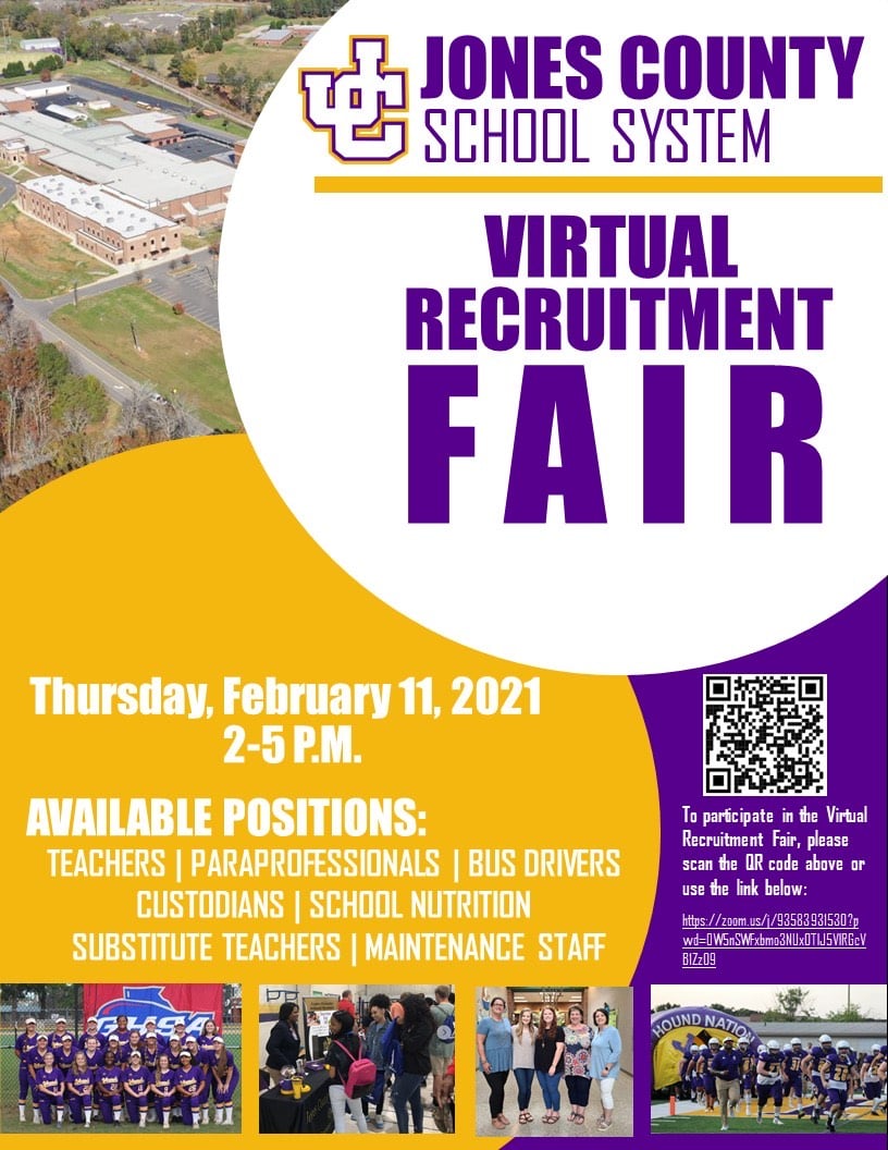 Jones County School District hosts virtual recruitment fair - 41NBC