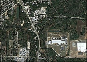 South Bibb Map- Allen Road Area