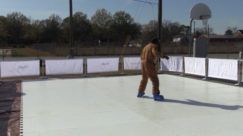 You'll be able to do some outdoor ice skating at the Winter Wonderland in Fort Valley this weekend.
