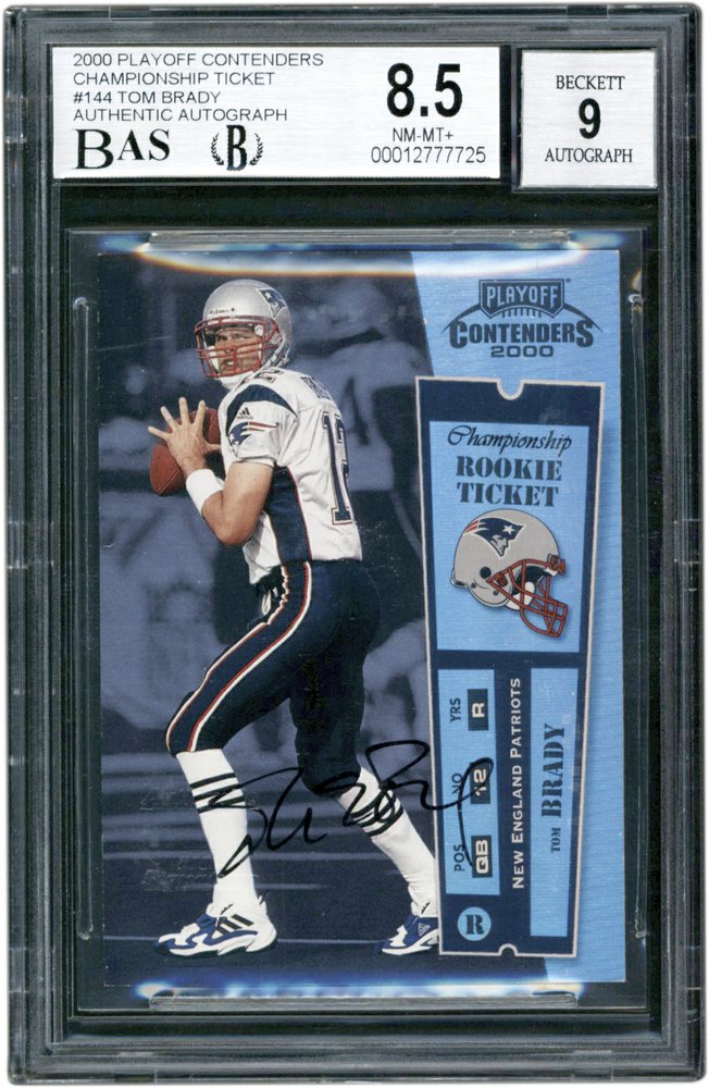 Tom Brady rookie card