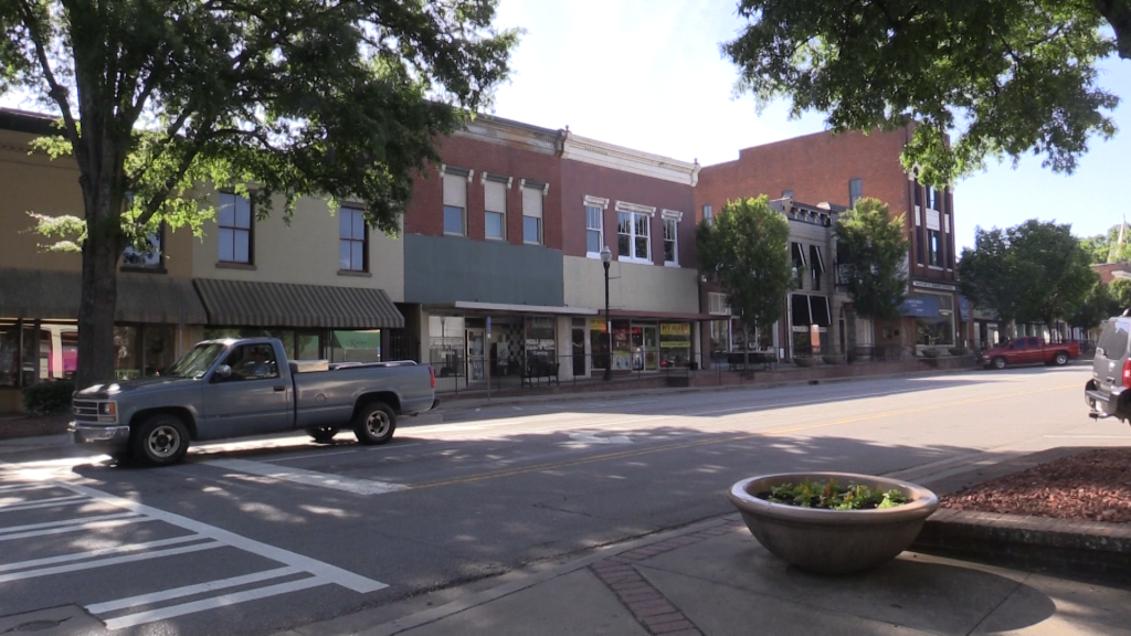 Downtown area welcoming new faces.