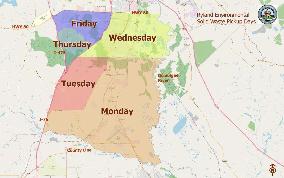 Trash, recycling, yard waste pickup days changing for parts of MaconBibb