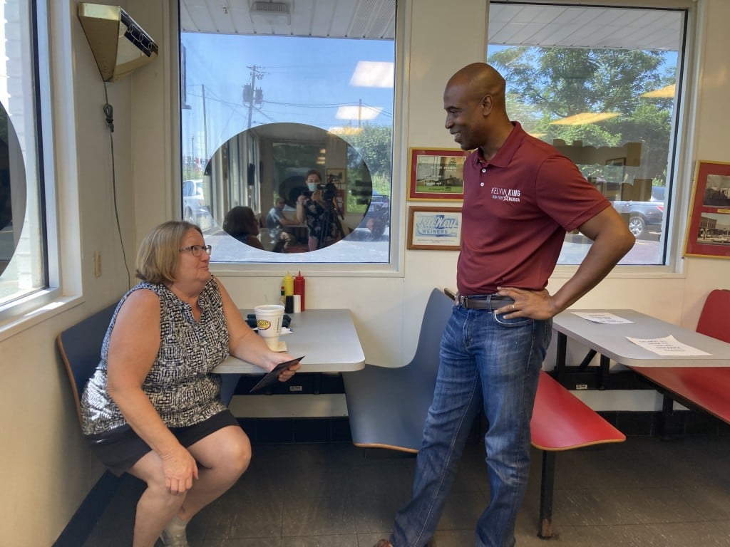 Kelvin King visits