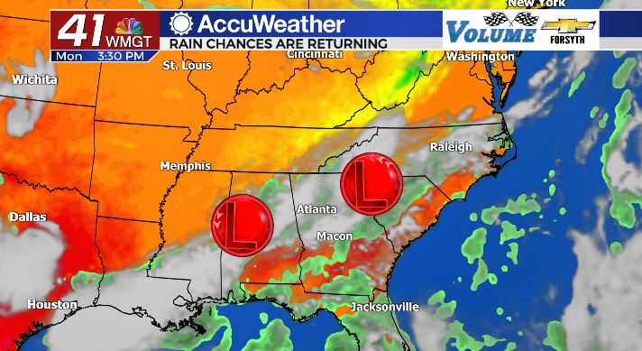 Rain Chances Returning