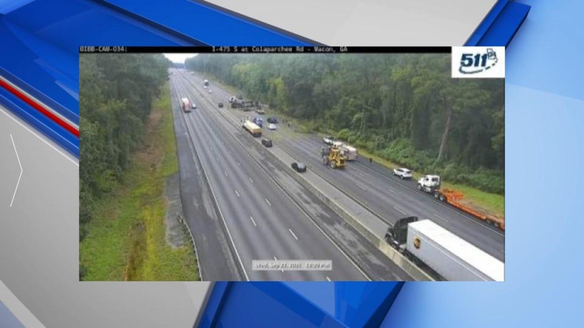 Overturned tractor trailer blocks all lanes on I-475N - 41NBC News ...