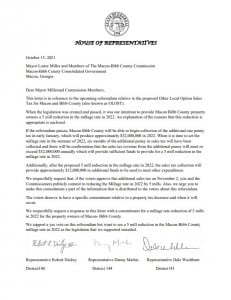 Olost Letter To Macon Mayor And Commission
