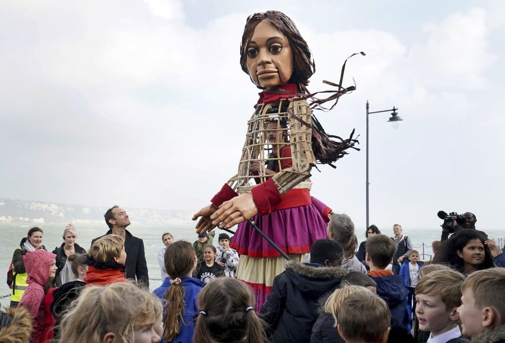 Migration Britain Puppet
