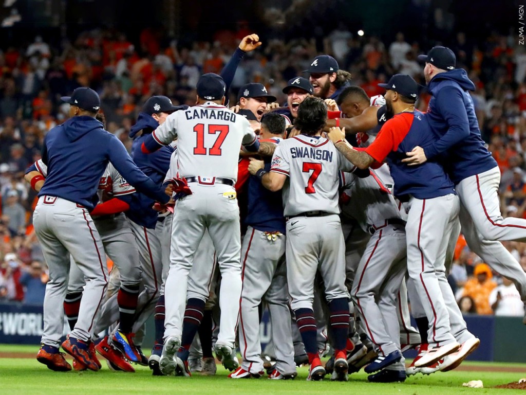 Atlanta Braves Win World Series In Houston