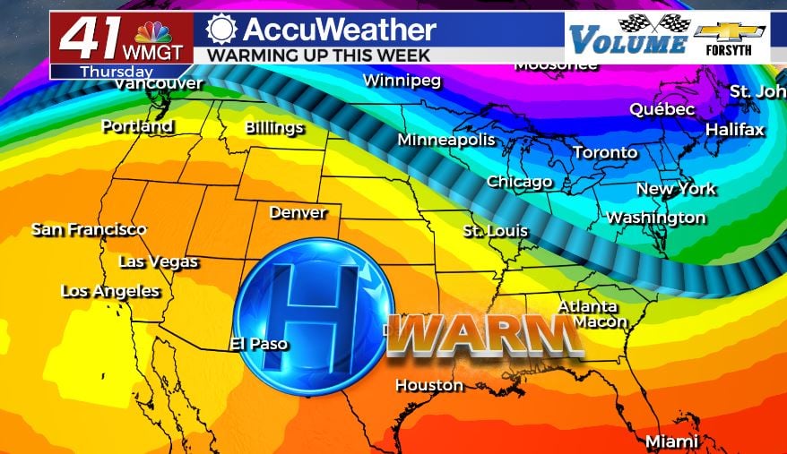 Sunny and warm weather returns this week - 41NBC News | WMGT-DT