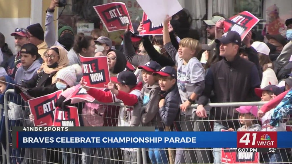 Braves Hold Their Championship Parade