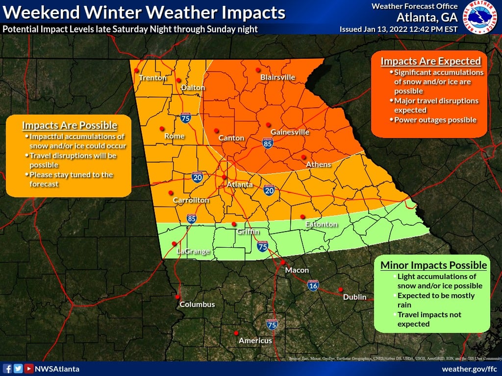 What to expect from Winter Storm Izzy in Middle