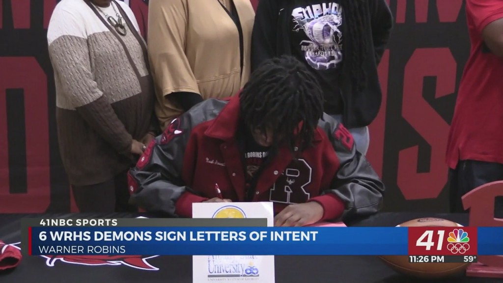 Six Warner Robins Demons Sign Their Letters Of Intent To Play Football In College