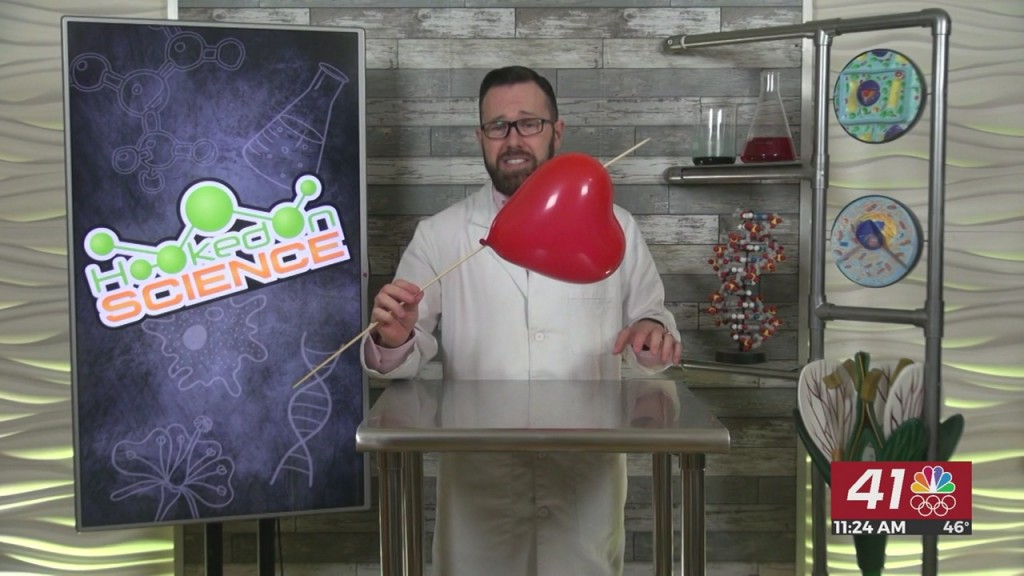 Hooked On Science: Skewering A Heart Balloon