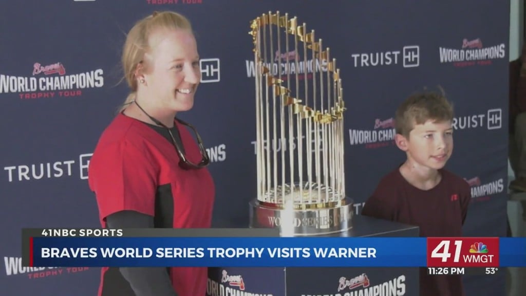 Braves World Series Trophy Tour Makes A Stop In Warner Robins
